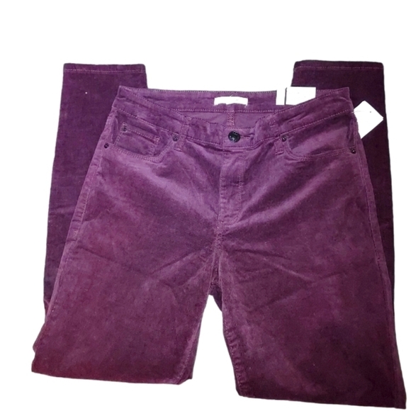STS BLUE EMMA  NWT wine corduroy Size 30 Ankle skinny Nordstrom jeans - Picture 1 of 16
